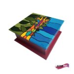 Caja de madera jirafa